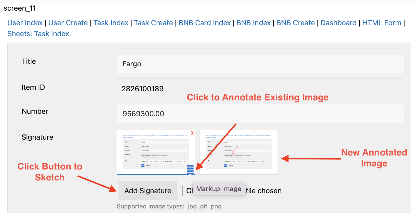 Annotating Image